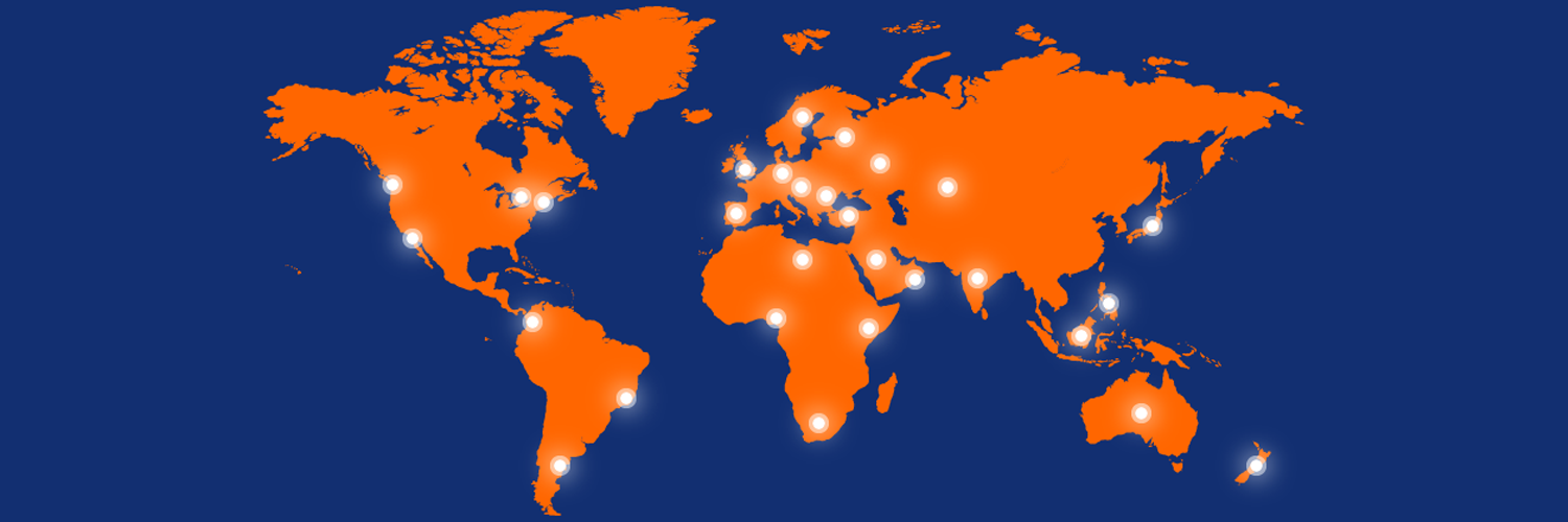 Worldwide Presence Map